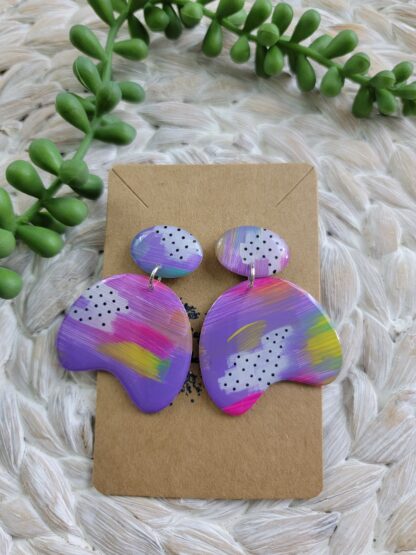 Retro Bean Drop Studs