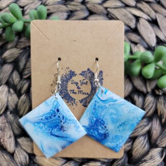 Blue & White Diamonds