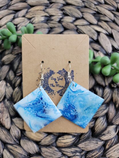 Blue & White Diamonds