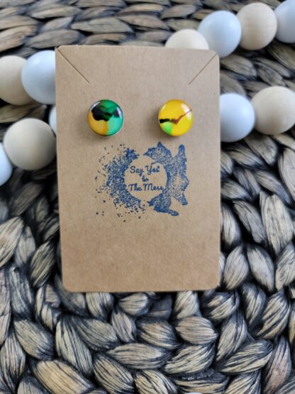 Cyan, Yellow & Green