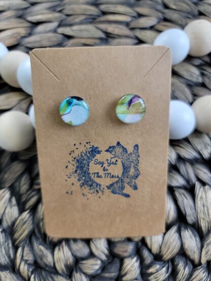 Purple, Green & Blue