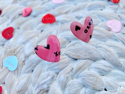 XOXO Heart Studs