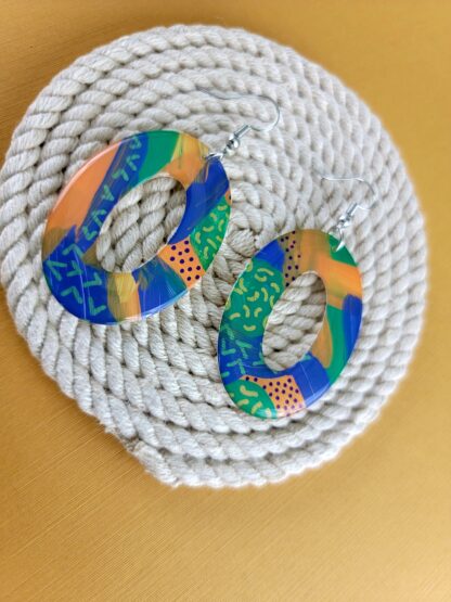 Hollow Oval Dangles - Image 2