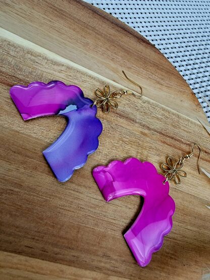 Pink and purple arches