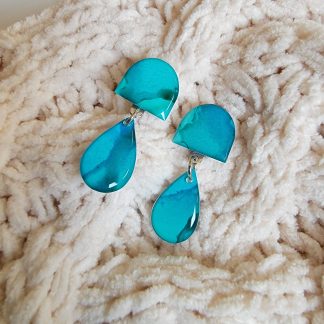 Blue Mini Drop Studs