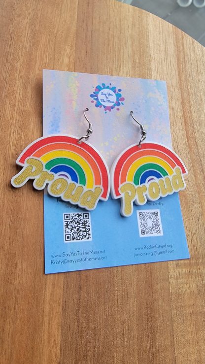 Proud Rainbow Earrings - Image 2