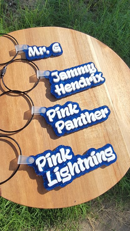 Personalized Derby Bag-Tag/Keychain