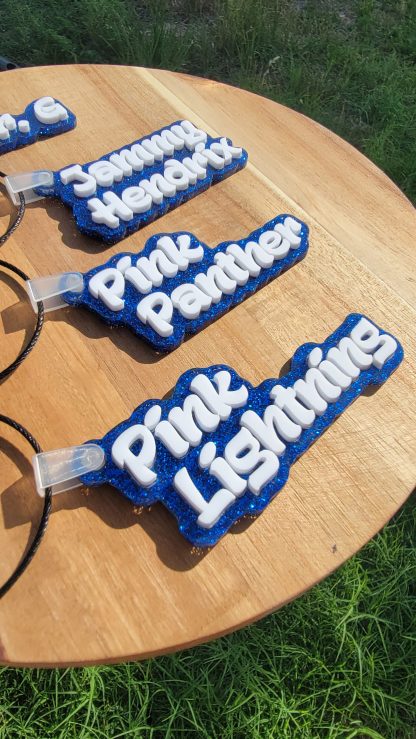 Personalized Derby Bag-Tag/Keychain - Image 2