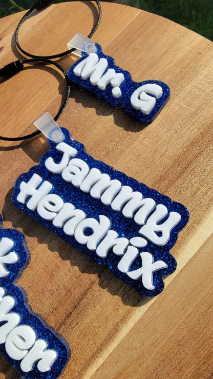 Personalized Derby Bag-Tag/Keychain - Image 3